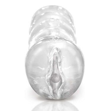 Masturbatore Trasparente con Vagina Cheerleader - Visibile e Stimolante